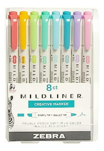 Zebra Pen Mildliner Double Ended Highlighter Set, Broad And