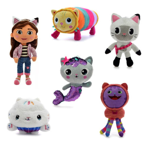 Imagen 3 de 3 de Peluche Daniel Jam Dj Catnip Gabby's Dollhouse Phi Phi Toys - Gd003
