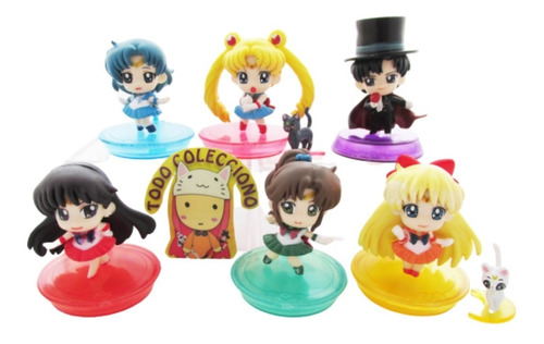 Set Figuras Anime Petit Charat Sailor Moon Precio  Todas.