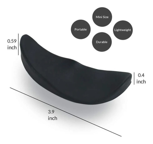 Palm Pad Gamer Para Mouse /soporte Almohadilla Reposamuñecas