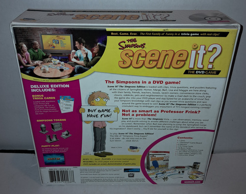 The Simpsons Scene It The Dvd Game Juego De Mesa (Usado)