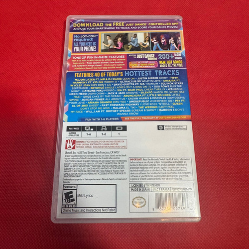 Just Dance 2017 Nintendo Switch Original (Usado)