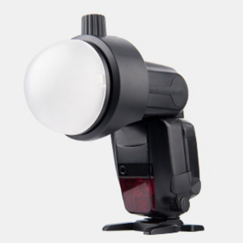 Difusor De Cúpula Ak-r11 Compatível Com Flash Redondo Godox
