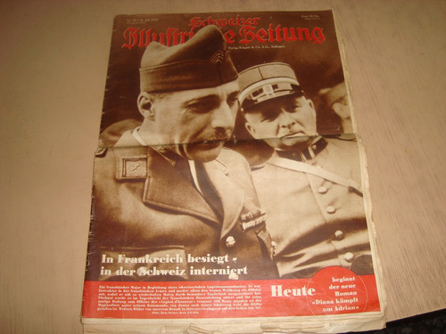 Revista Ilustrada Suiza - Segunda Guerra Mundial - Hitler