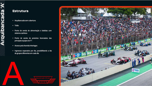 Imagem 4 de 10 de Ingresso Combo Grande Prêmio São Paulo F1 2022