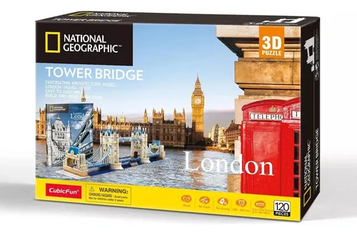Cubic Fun Rompecabeza 3d National Geog Tower Bridge Londres
