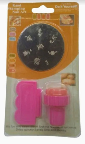 Kit Decoracion Uñas Nail Art Stamping Sello Plantilla