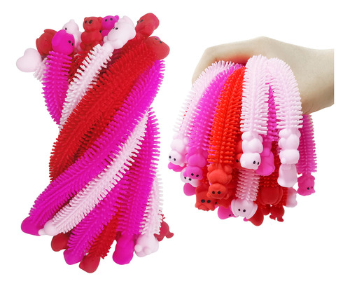 Stretchy Strings Sensory Fidget Toys 36 Pack Valentines Day