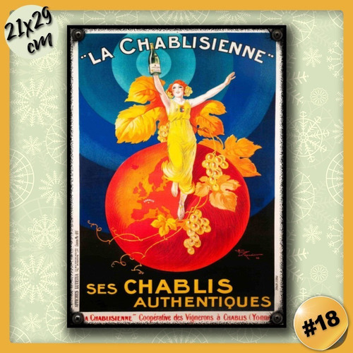 Imagen 9 de 10 de Cuadros Decorativos Retro Vintage Publicidades Música Cuotas
