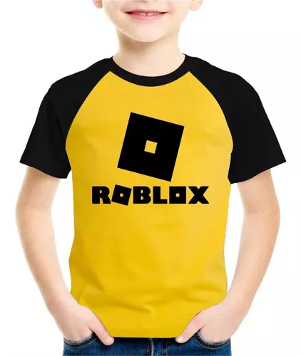 Camiseta infantil Roblox logo - camiseta game camiseta jogo