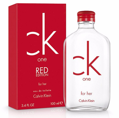 Ck One Red Edition Agua De Tocador 100ml De Calvin Klein