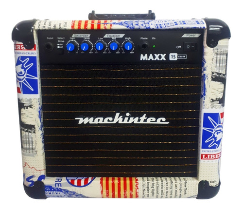 Amplificador Mackintec Maxx 15 Transistor para guitarra de 15W cor usa 110V/220V