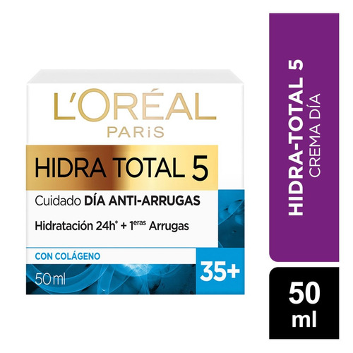 Crema Facial Día L'oreal Hidra Total5 Anti-arrugas 35+ 50ml 