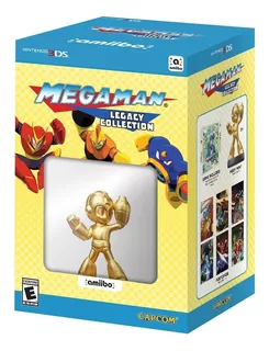Megaman Legacy Collection Nintendo 3ds Amiibo Megaman Gold