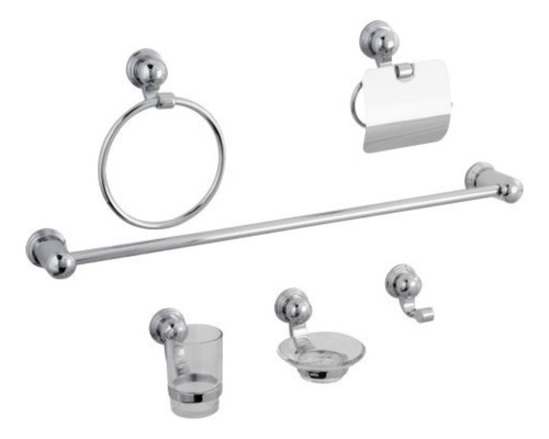 Juego De Accesorios Para Baño 6 Piezas 1200 Dica