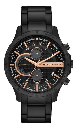 Reloj Hombre Armani Exchange Hampton Chrono Color de la correa Negro