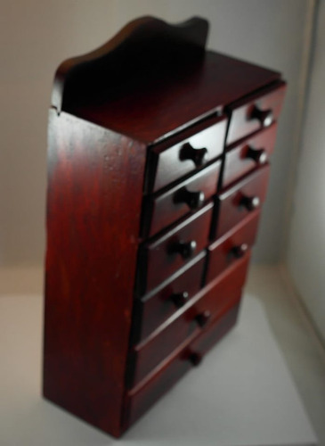Gavetero Pequeño De Madera De Mesa