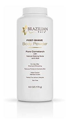 Brazilian Bare Post-shave Cuerpo Polvo, Cítricos Pj2hq