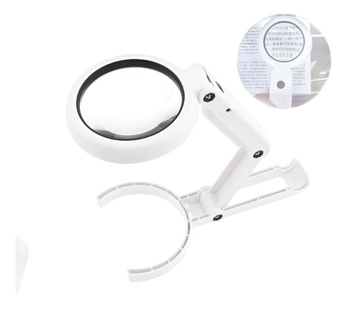 Lupa De Mano 11x 8 Led Plegable De Mesa