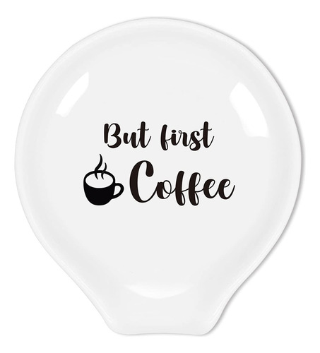 Littlefa Funny Coffee Quote But First Coffee Black Sign Cerm
