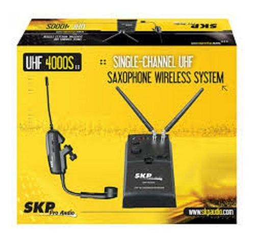 Microfono Inalambrico Para Saxo Skp Uhf4000 Todo En 1