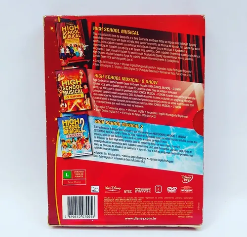 Raro Box Dvd High School O Show Musical Edição Colecionador
