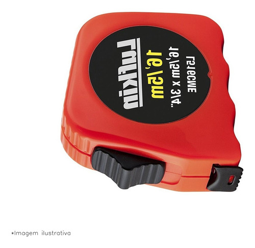 Imagem 2 de 5 de Trena Lufkin 5m/3/4'' Com Trava L516 Laranja L516cme