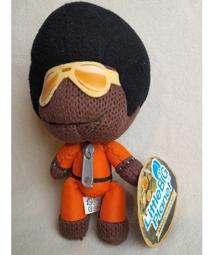 Imagen 1 de 7 de Peluche Original Marvin Afro Sackboy Little Big Planet 22cm.
