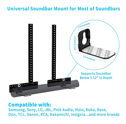 Soporte Universal Para Barra De Sonido Notiela, Soporte Para