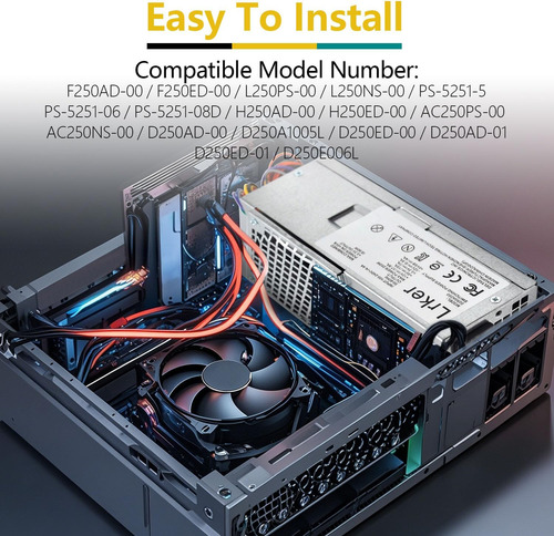F250ad-00 D250ad-w Fuente De Alimentación Compatible Con Del