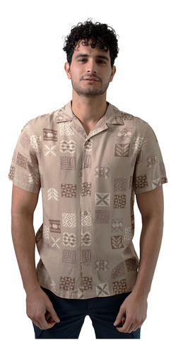 Camisa Comfort Fit Con Estampado Abstracto Generra