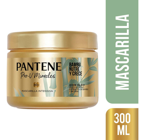 Mascarilla Capilar Pantene Bambú Nutre Y Crece 300ml