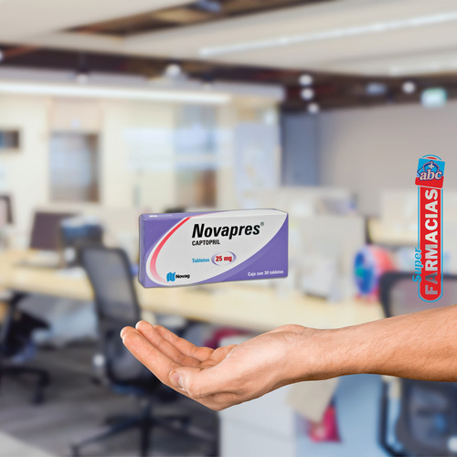 Novapres C/30 Tabs Captopril 25mg Pack P2