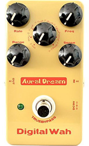 Aural Dream Wah Guitar Effect Pedal Proporciona 8 Modos Wah,