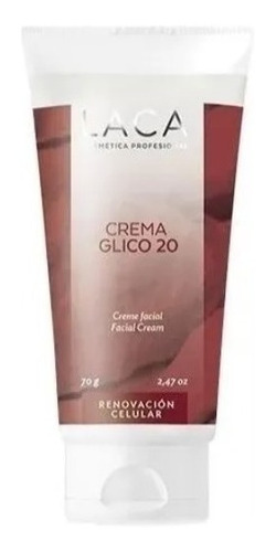 Crema Con Acido Glicolico -20 Laca X 70g Renovación Celular 