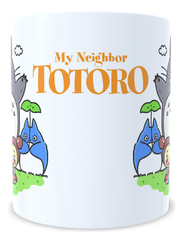 Caneca My Neighbor Totoro 325 Ml Branco My Neighbor Totoro