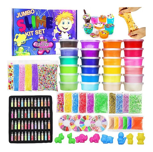 Kit De Fabricación De Slime De 120 Pz Para Niñas Y Niños