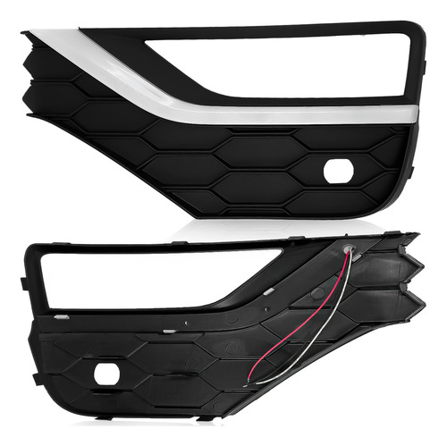 Kit Farol Milha Moldura Drl Amarok 2017 2018 19 A 2022 2023