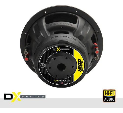 Subwoofer 10 PLG Db Drive Dx-w10d4 600w 4 Ohms Dx Series