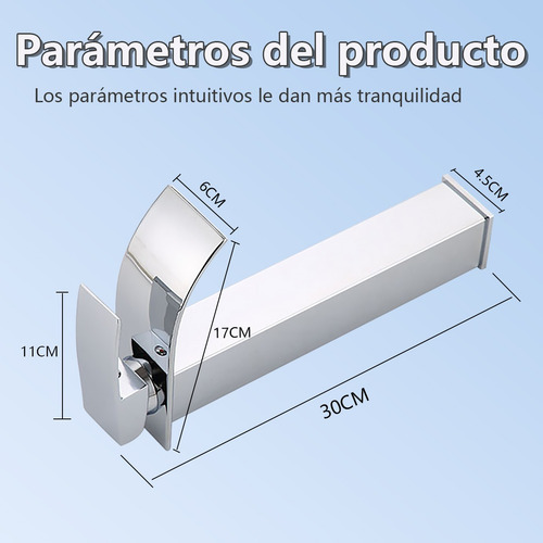 Grifo Mezclador Baño Llave Monomando Para Lavabo De Baño30cm Plateado Cromo Plata