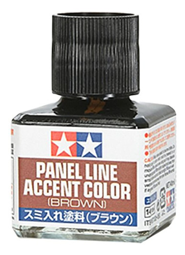 Tamiya Panel Line Accent Color 40ml Marron Tam87132 Esmaltes