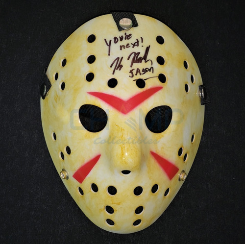 Mascara Autografiada Kane Hodder Jason Voorhees Friday 13th