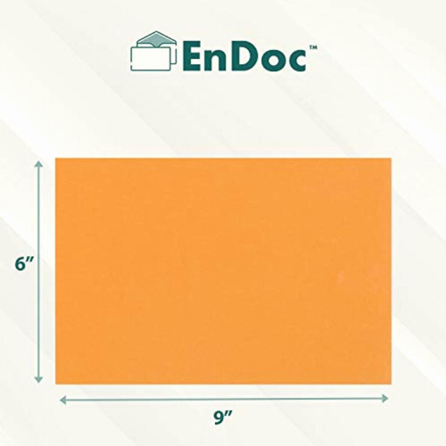 Endoc. Sobres De Broche 100 Unidades Color Café Caja De 6 X9