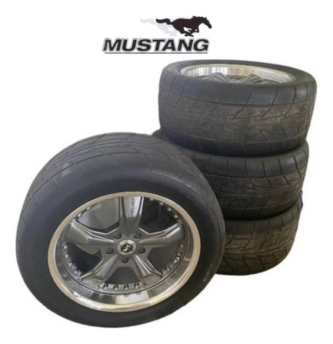 Juego Cauchos Con Rin Mustang 05/13 305/40zr18 - 285/40zr18