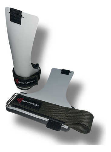 Calleras Iron Power Lona Pvc Ajustables Silver Color Verde Talle Único