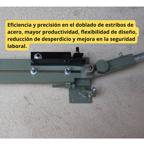 Dobladora De Estribos De 1/4 Hasta 1/2