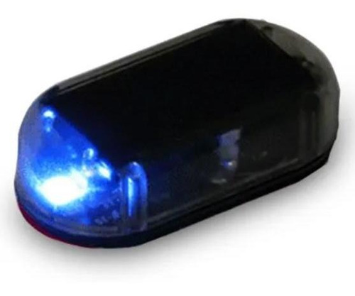 5 Piezas De Simulación Solar Coche Falsa Alarma Led Luz Azul