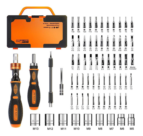 Set D/destornilladores Jakemy 69 En 1 Mag C/estuche - Ora...