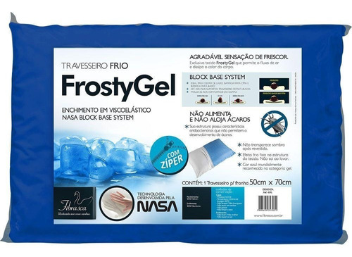 Travesseiro Fibrasca Visco Frostygel Nasa 50x70cm