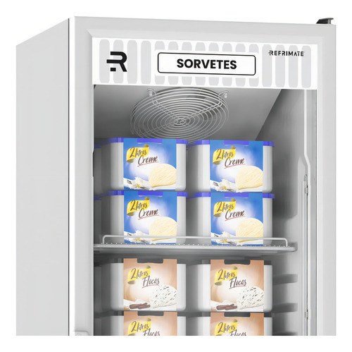 Visa Cooler Ar Forçado -22ºc 400l Vcs400pvbb 220v Refrimate